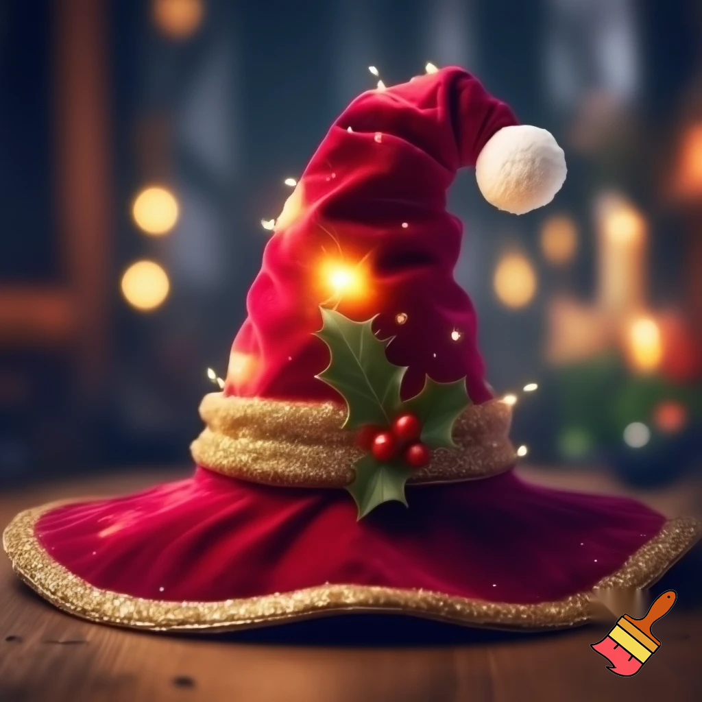 Christmas wizard hat
