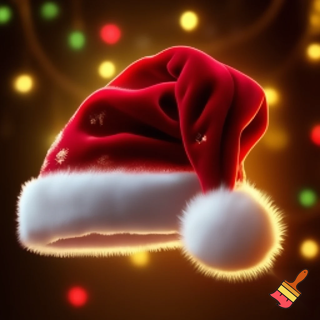 Christmas wizard hat red Santa Claus hat