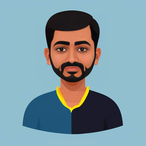 Make a indian man 2d vector style 