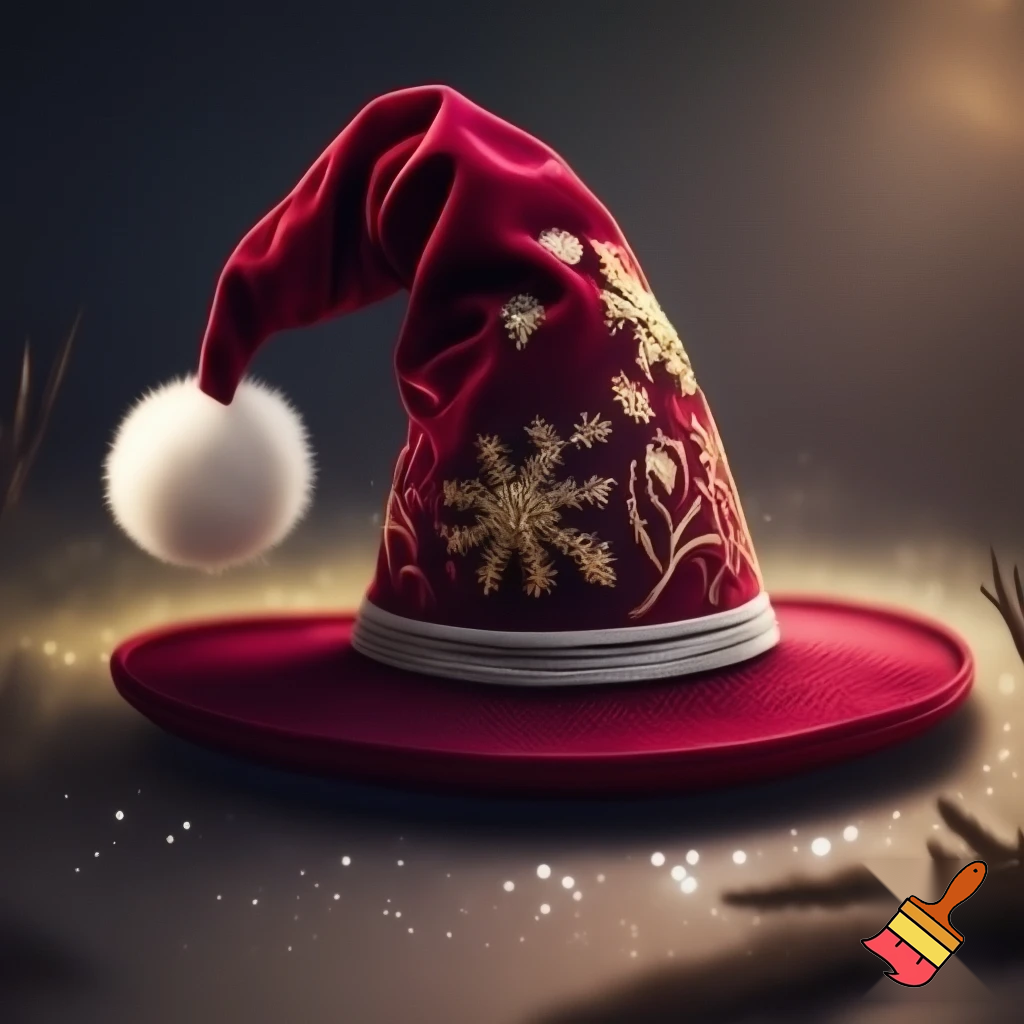 Christmas wizard hat