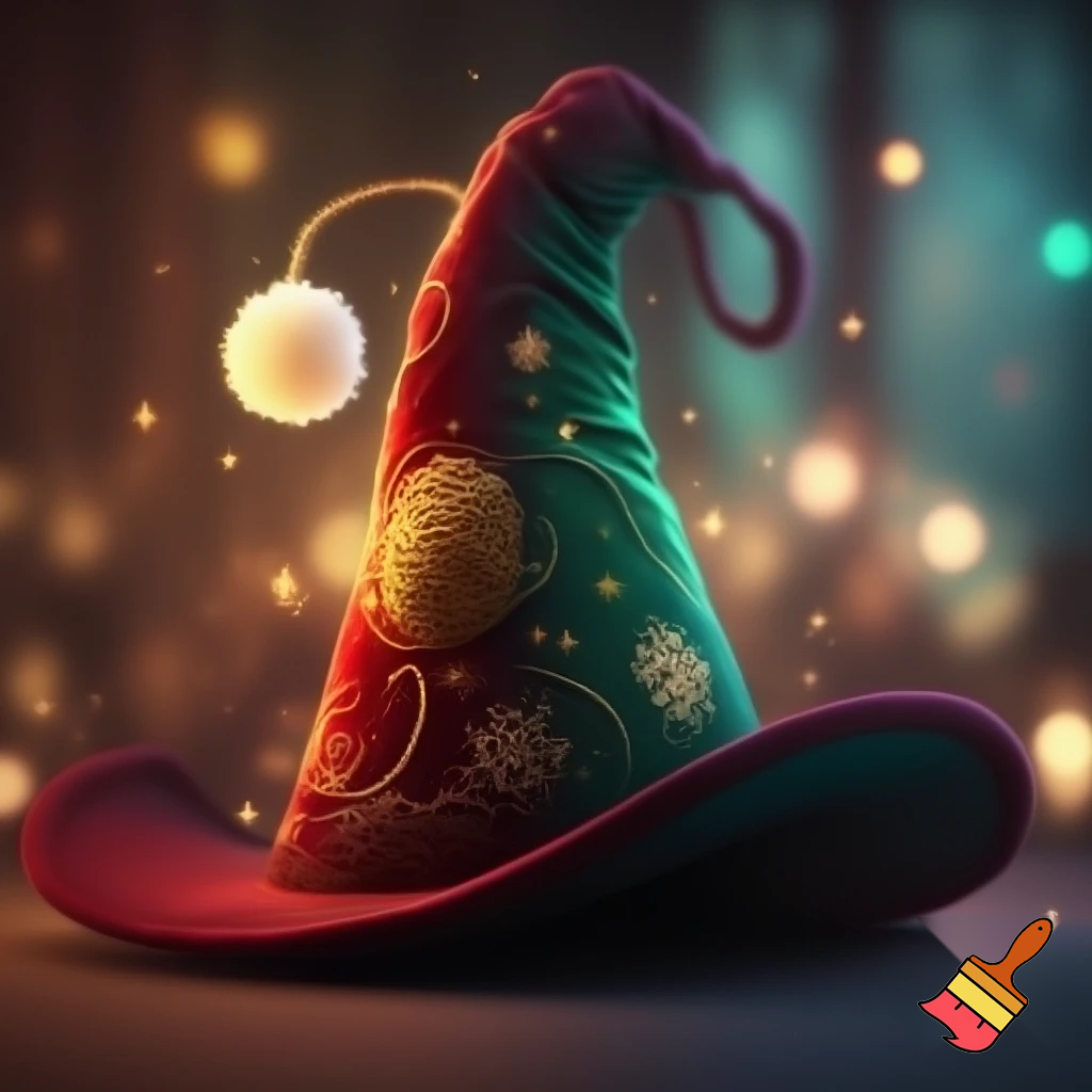 A wizard Christmas hat