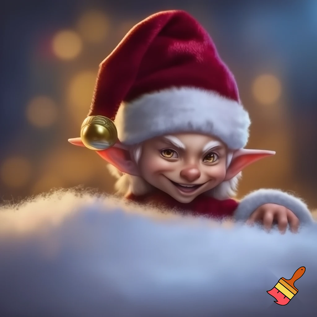 Elf on the shelf Santa Claus hat velvet