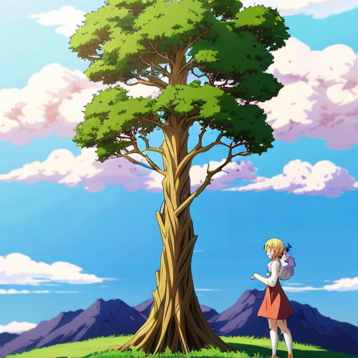 climate change poster half destroyed and withered and half a healthy tree
