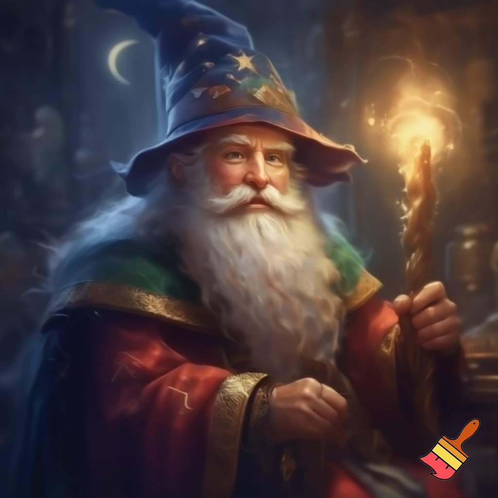 Santa Claus wizard hat