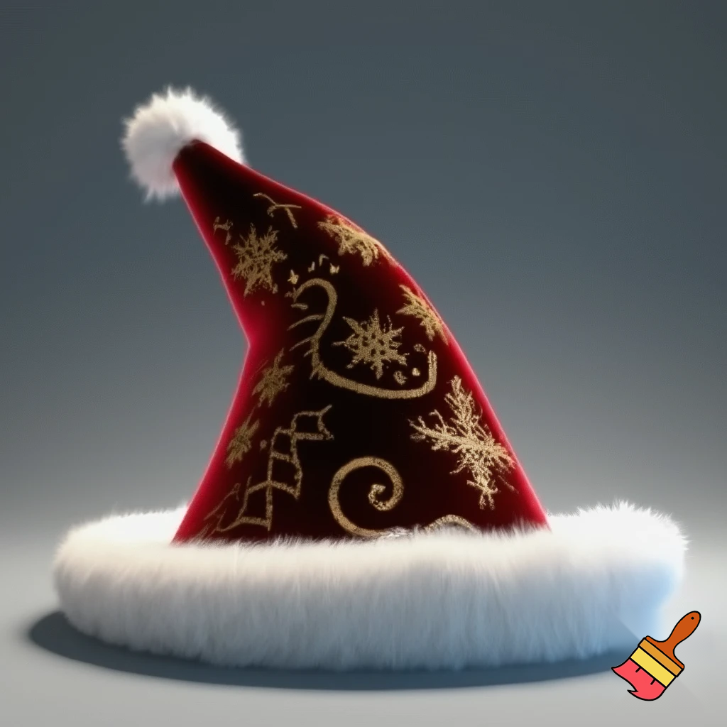Christmas wizard hat