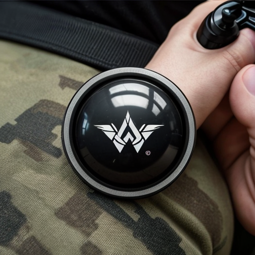 A symol of engineering, airsoft and gaming logo bland