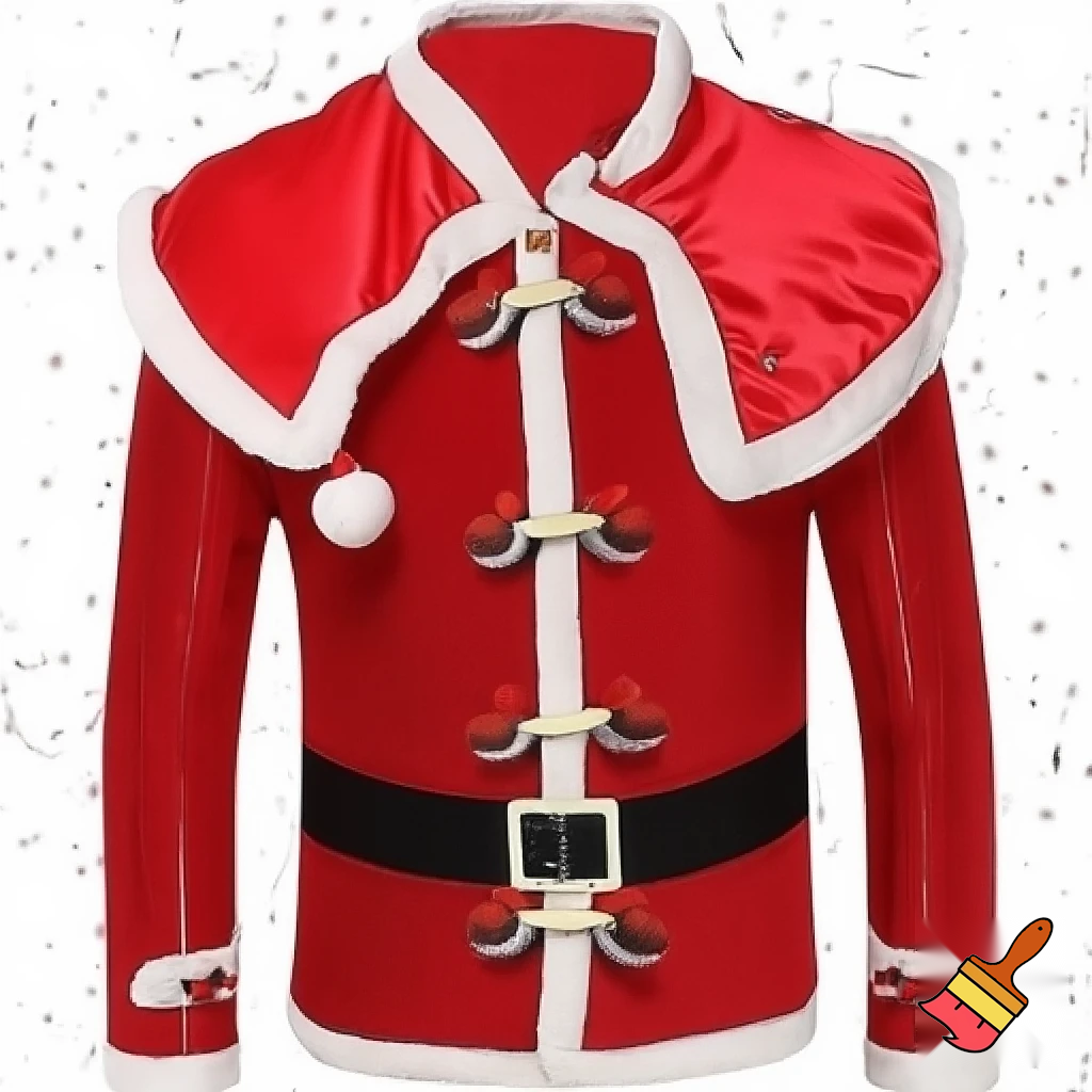 A wizard jacket Christmas jacket Santa Claus wizard Christmas shoes Christmas wizard hat