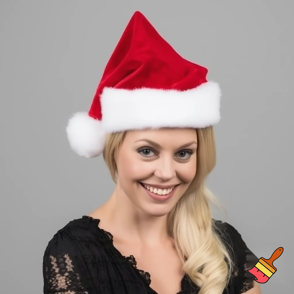 Christmas wizard hat Santa Claus hat velvet
