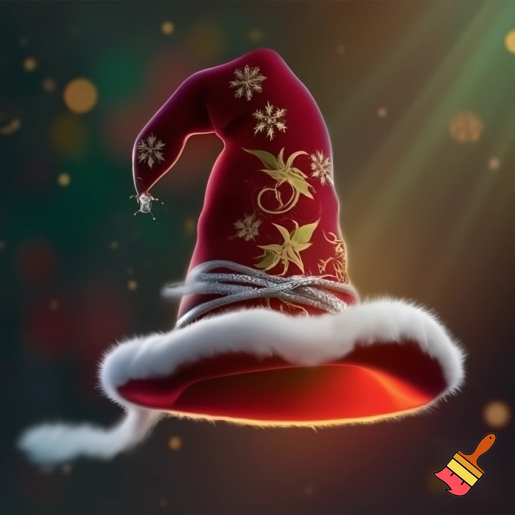 Christmas wizard hat

