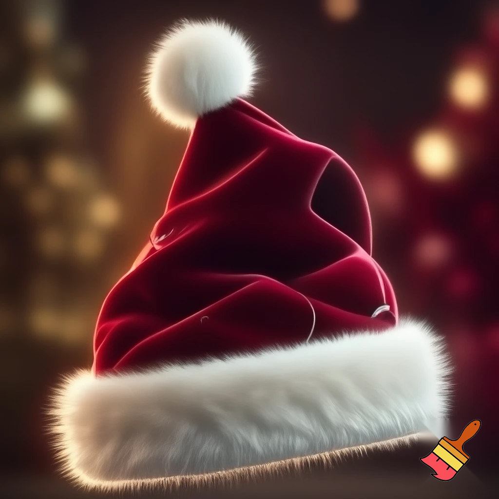 Santa Claus hat velvet Christmas Santa Claus hat 
