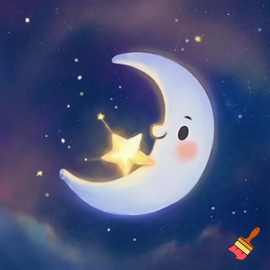 Star and the moon cartoon