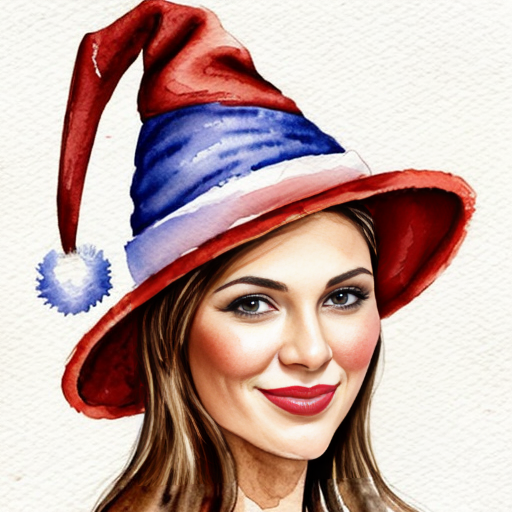 A wizard wizard hat Christmas hat