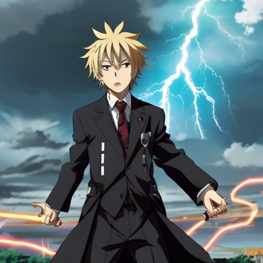 anime charachter REBELLING against WOKE and include ALOT of thunder 
emphasising there stanse on matter
