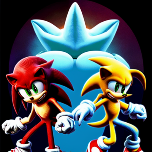 Sonic & Tails & Knuckles & Amy & Jewel VS Zombie Dark