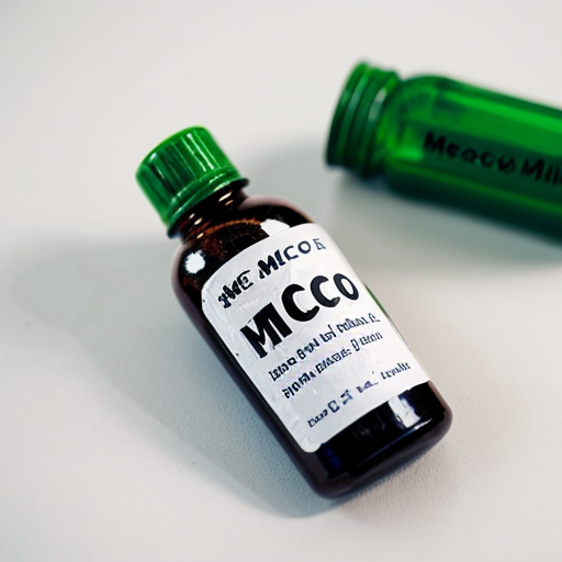  a glue bottle with glue inside with the label called mecos