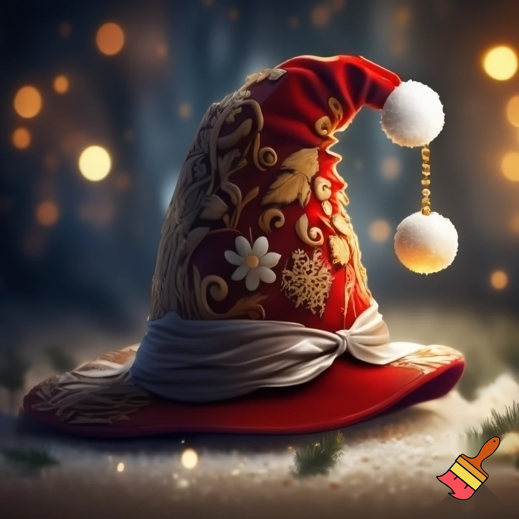 Christmas wizard hat