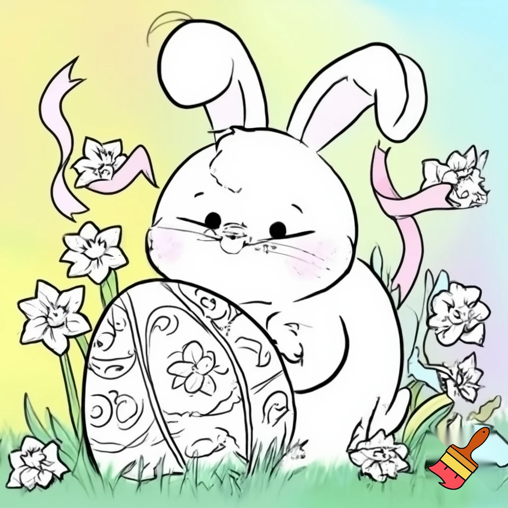 Easter colouring