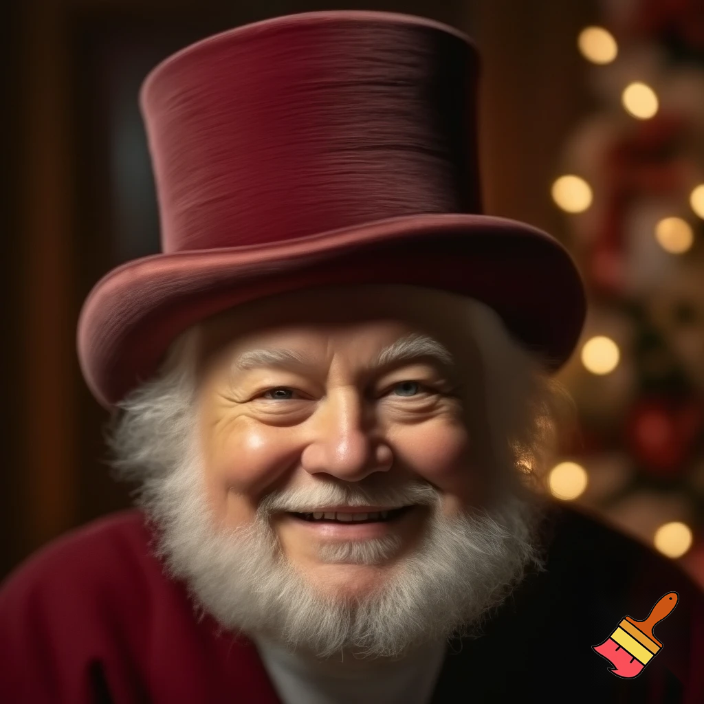 Santa Claus top hat special one special in delicate