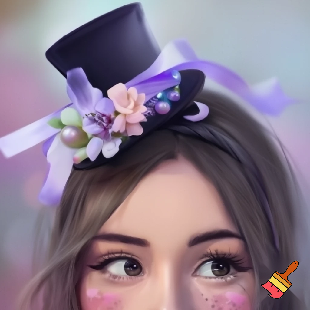 Top hat headband, Easter top hat headband, purple and white