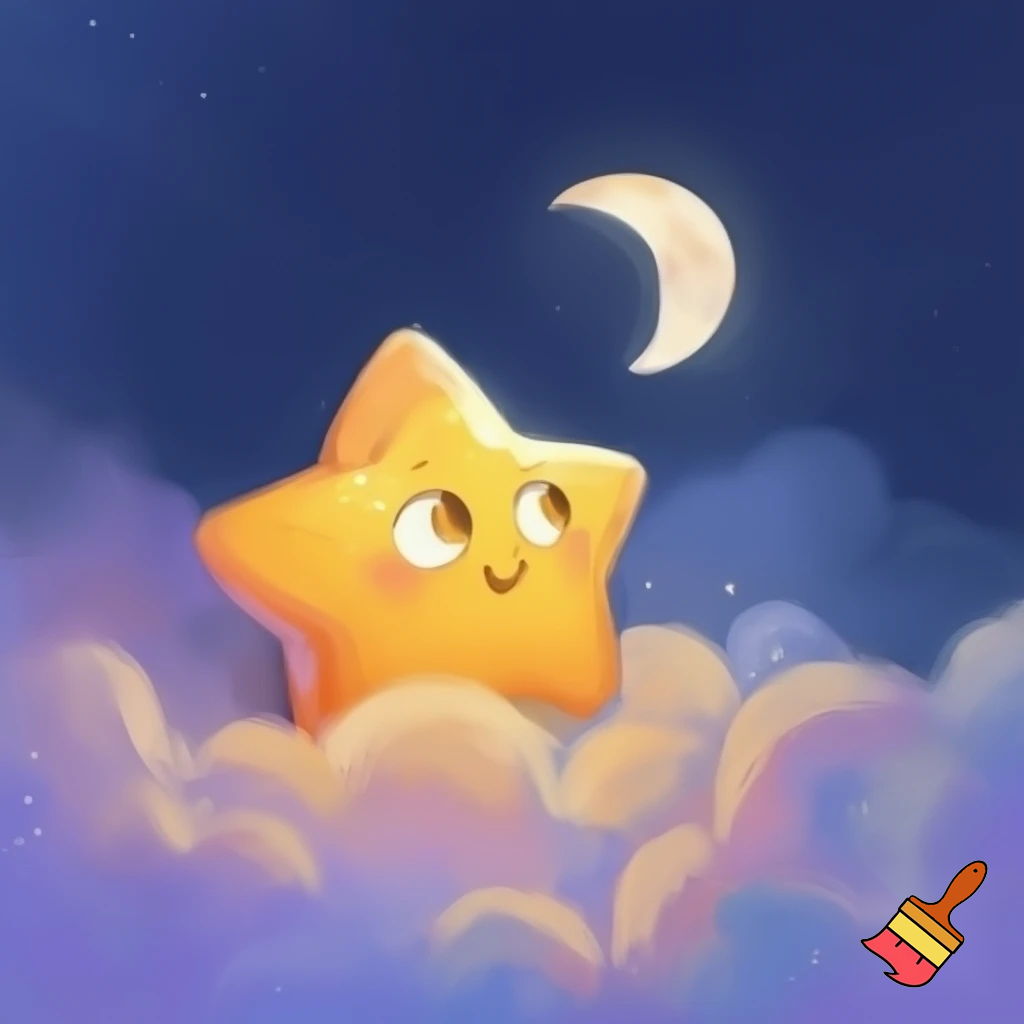 Star and the moon cartoon