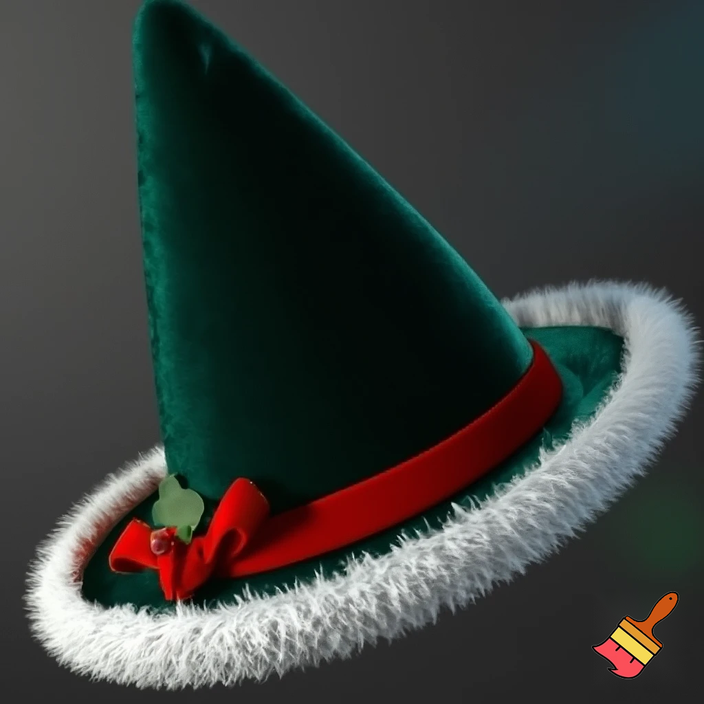 Christmas wizard hat