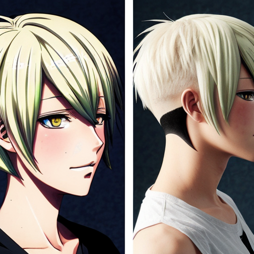 Anime bleached short undercut cool
Character