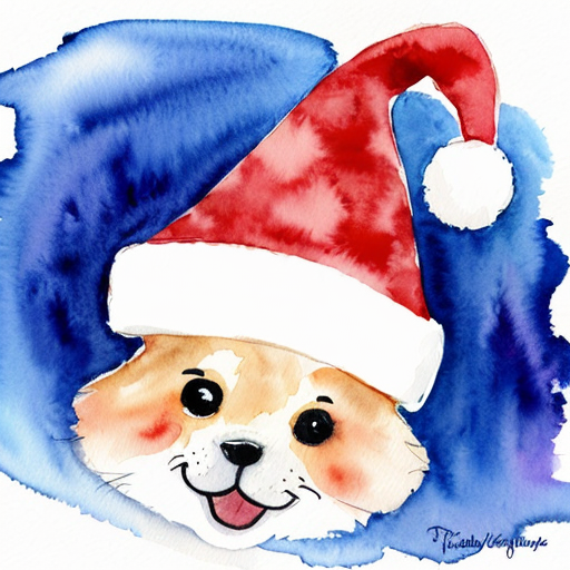 Christmas wizard hat