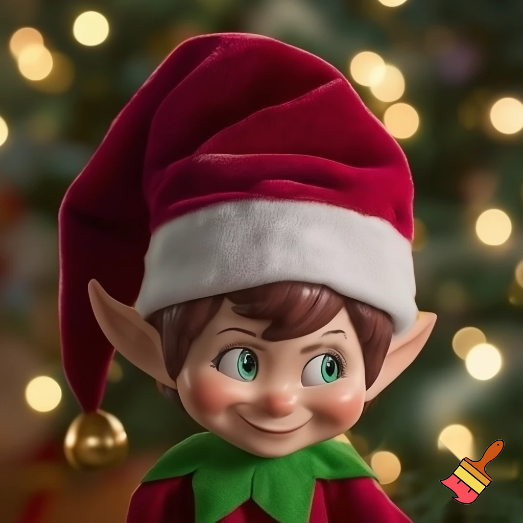 Christmas velvet Santa Claus hat elf on the shelf elf hat