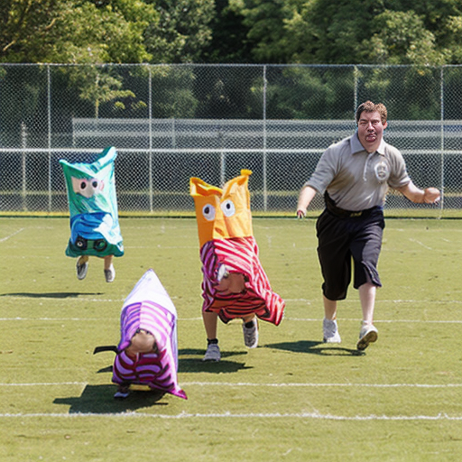 Animals Sack Race