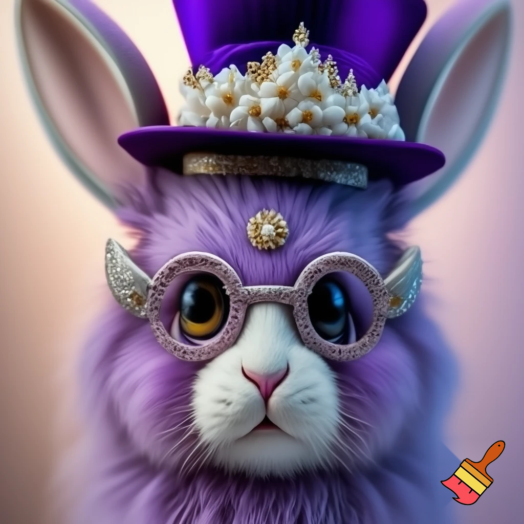 Easter bunny top hat headband, purple and white gold and silver top hat black purple dark purple special hat in delicate purple white, purple and white gold