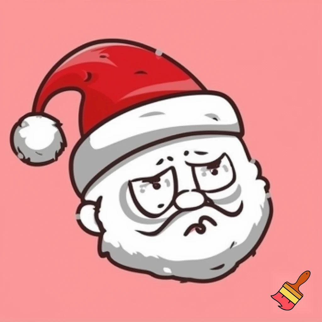 Christmas wizard hat red Santa Claus hacked