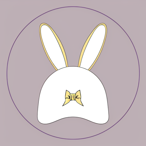 Easter bunny top hat headband, Easter bunny ears headband top hat purple and white and gold