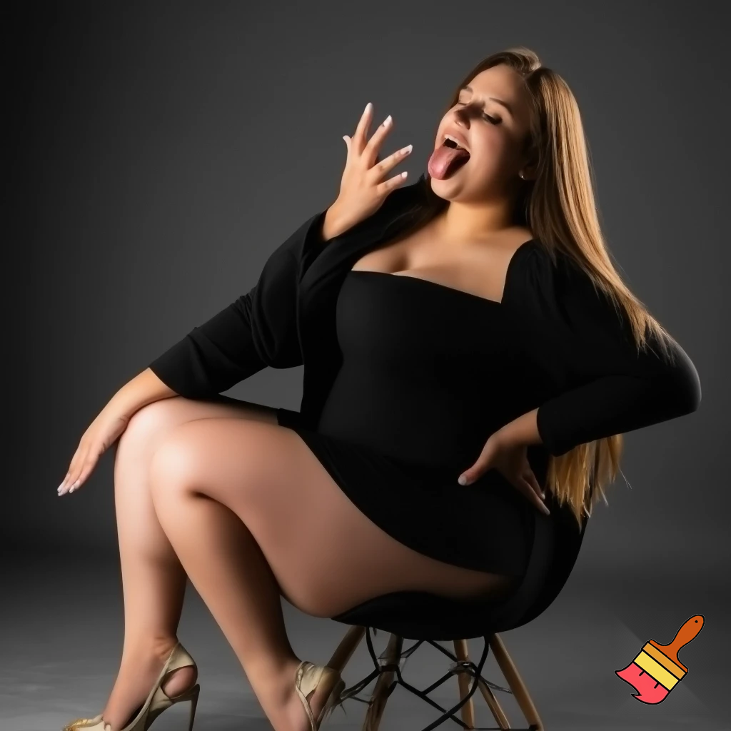 a thick thigh sexy girl licking you