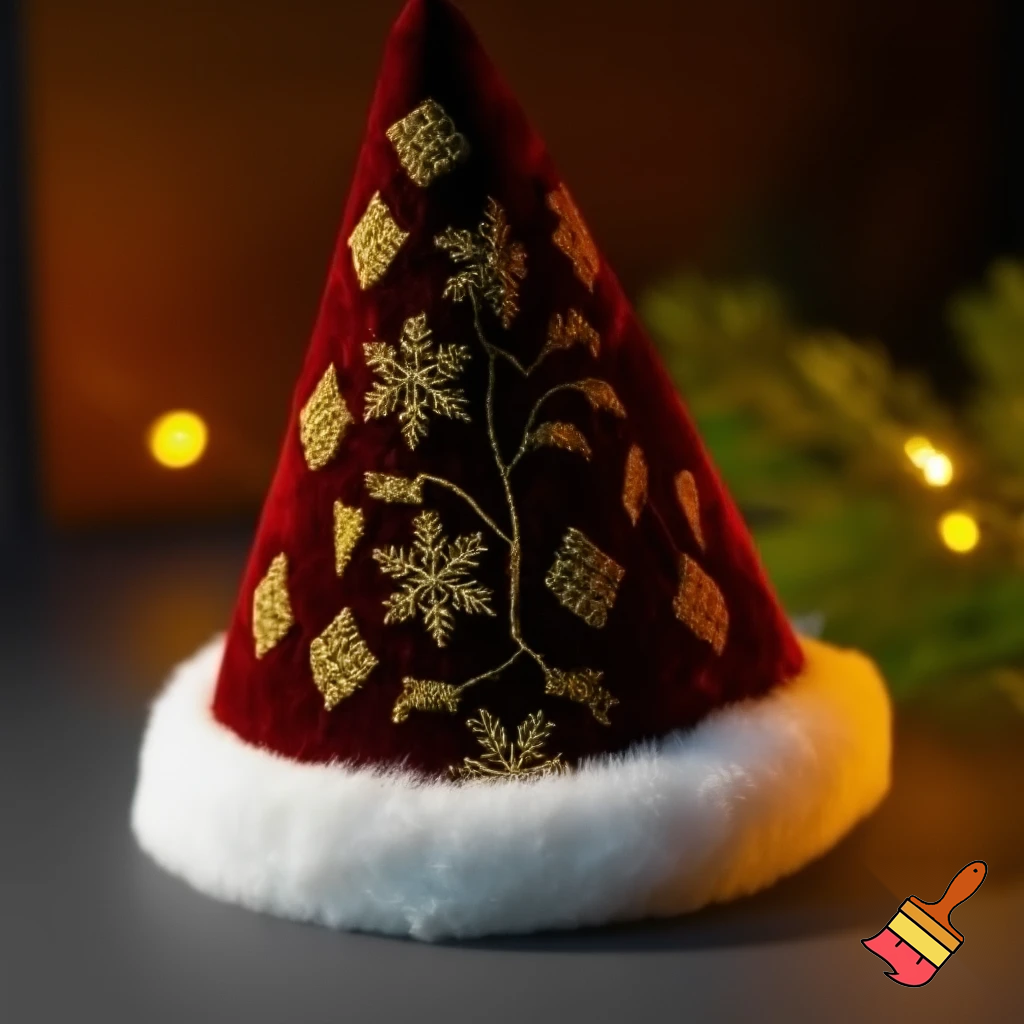 Christmas wizard hat