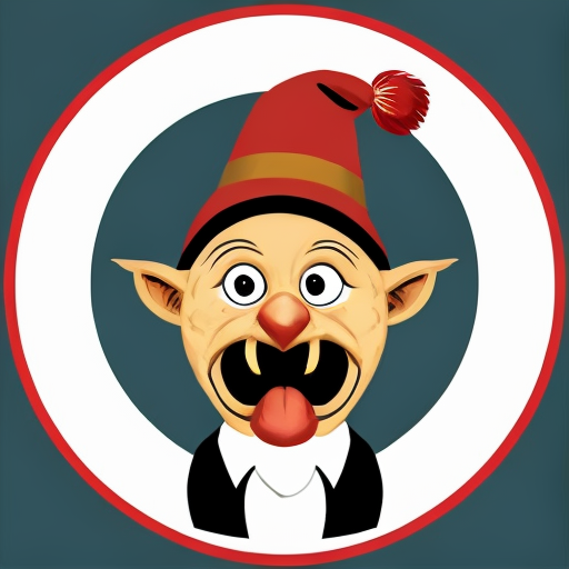 A logo of a crazed turkey
With pilgrim hat in style of Ralph stedman