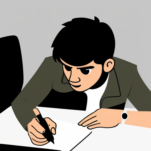 Aryan, 21-year-old Indian engineering student, medium wheatish skin, wavy black hair, brown eyes, clean-shaven face, red overshirt jacket, white t-shirt, dark jeans, studying at desk, laptop open, books scattered, same character design, cinematic horror animation