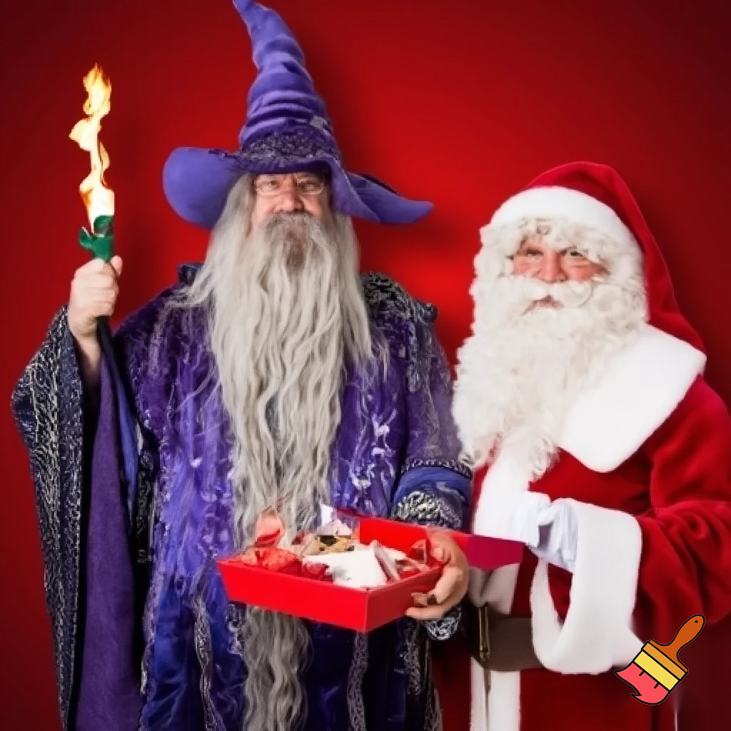 Wizard hat Christmas hat, Santa Claus hat