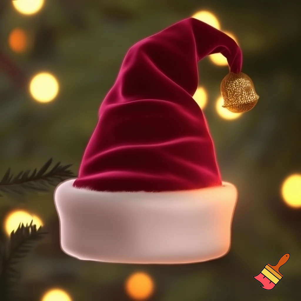 Christmas velvet hat elf on the shelf hat velvet