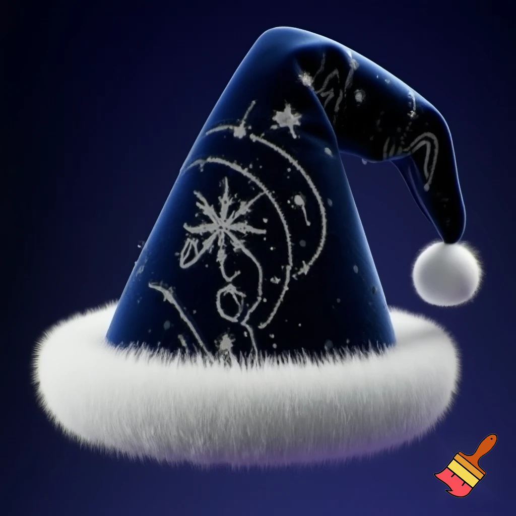 A wizard Christmas hat
