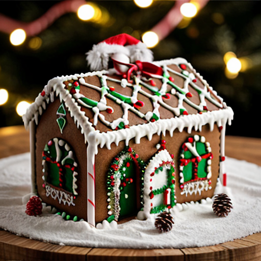 Christmas gingerbread house magic box