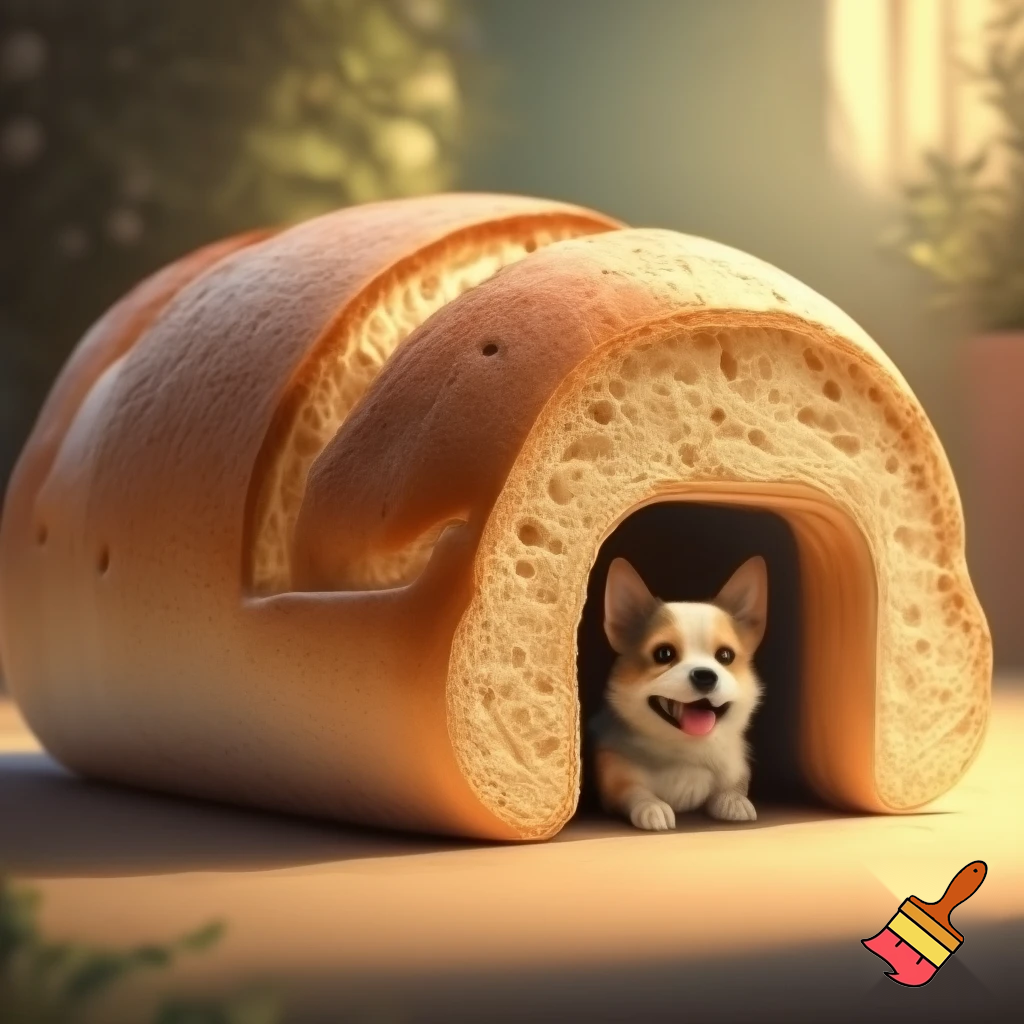 Finer bread dog house