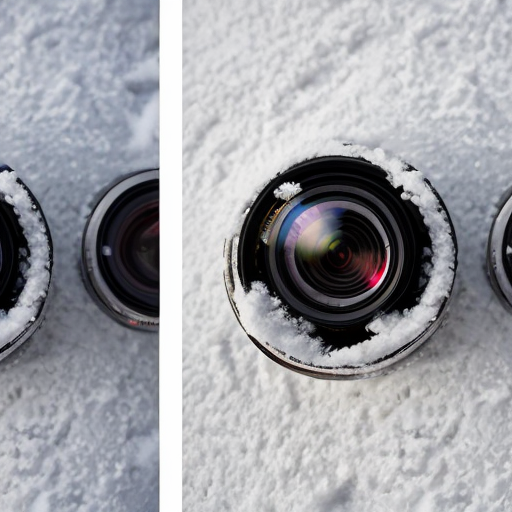 Crea una imagen con las siguientes características: tigre bebé blanco en la nieve con un oso bebé blanco pequeño , Fondo: montaña con nieve en bosque, Actividad: jugando con nieve, Calidad de imagen: 8K, Relación de aspecto: 9:16, Estado emocional: Sorpresa, Energía: Centrada, Tamaño: Mediano, Estructura: Estructurado, Vibra: Épico, Ángulo de cámara: Primer Plano, Posición de ángulo de cámara: Vista desde arriba, Configuración de lente: Lente infrarrojo, Tipo de luz: Blue Hour