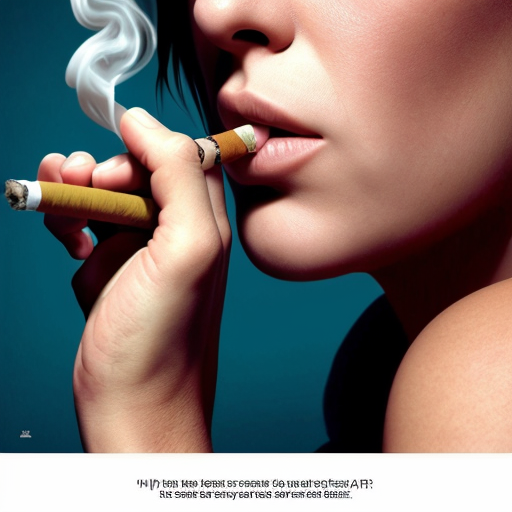 a poster on anti smoking cartoon
