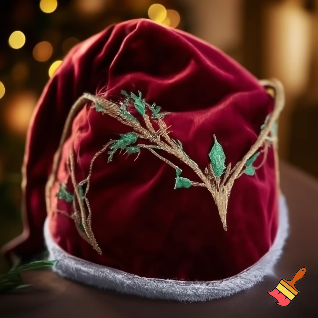 Elf Santa Claus hat velvet Santa Claus elf hat Santa Clau elf hat velvet