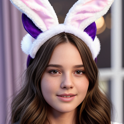 Easter bunny top hat headband, Easter bunny ears headband top hat purple and white and gold