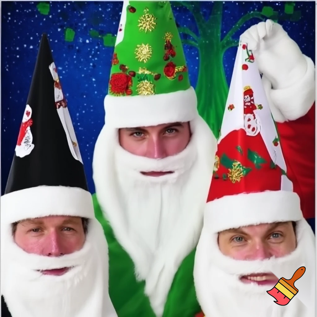 Wizard Christmas hat Santa hat Santa Claus hat