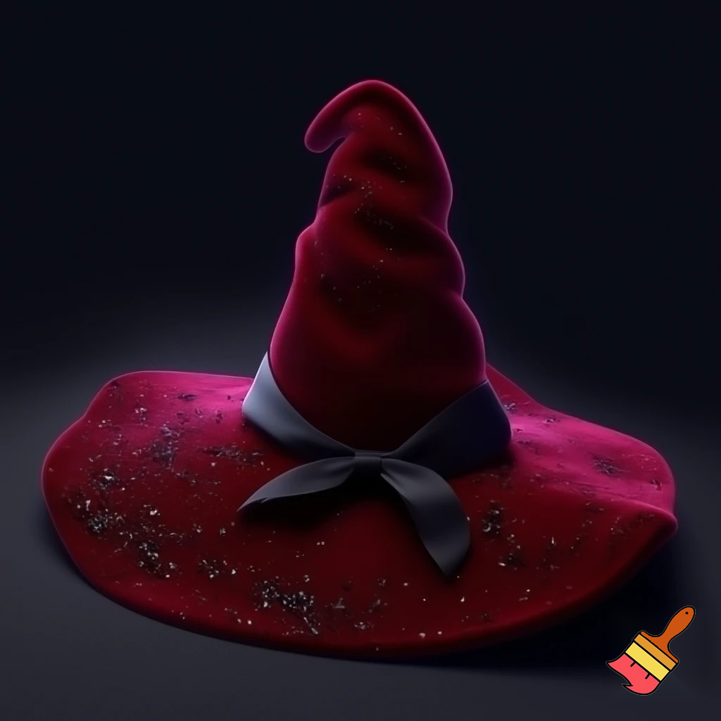 Velvet witches hat, witches hat, dark velvet witches hat and black glitter a fabric and velvet