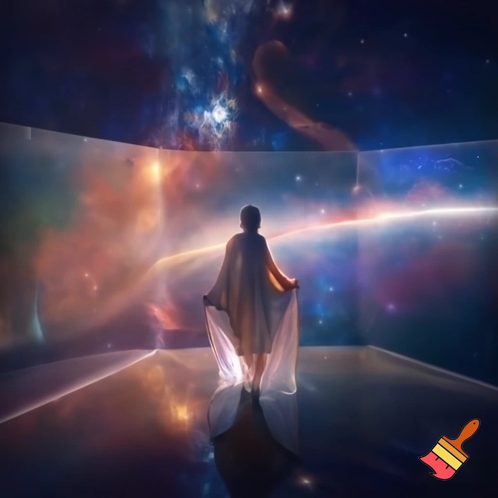 Outside of the simulation 