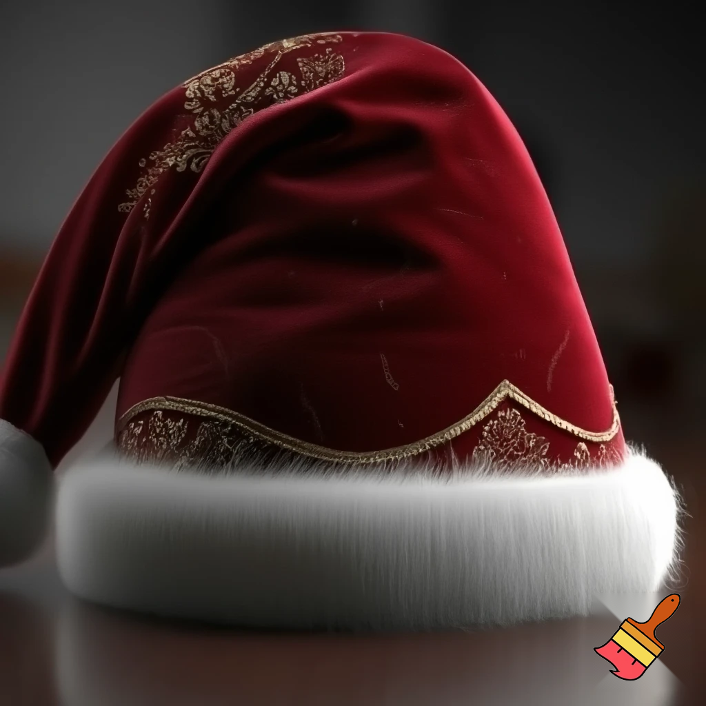 Christmas Santa Claus velvet hat delicate special delicate hat