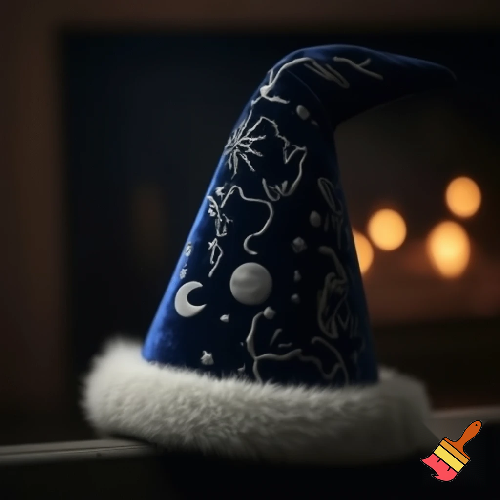 A wizard Christmas hat